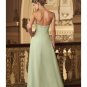 A-Line/Princess Halter Top Floor-Length Satin Bridesmaid dress for brides new Style(BMD0008)