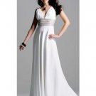 Column/Sheath V-neck Sweeping train Chiffon Bridesmaid Dresses for brides new style(BMD0138)