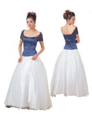 A-Line/Princess Scoop Floor Length Satin Bridesmaid Dresses for brides new style(BMD0115)