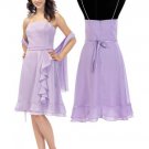 A-Line/Princess Spagetti Straps Tea-Length Chiffon Bridesmaid Dresses for brides new style(BMD0116)