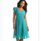 Column/Sheath V-neck Tea-length Taffeta Bridesmaid Dresses for brides new style(BMD0137)
