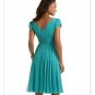 Column/Sheath V-neck Tea-length Taffeta Bridesmaid Dresses for brides new style(BMD0137)