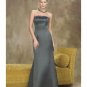A-Line/Princess Strapless Floor-Length Satin Bridesmaid dress for brides new Style(BMD0004)
