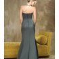 A-Line/Princess Strapless Floor-Length Satin Bridesmaid dress for brides new Style(BMD0004)