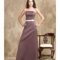 A-Line/Princess Strapless Floor-Length Satin Bridesmaid dress for brides new Style(BMD0005)