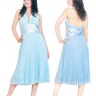 A-Line/Princess Halter Top Knee-Length Chiffon Bridesmaid Dresses for brides new style(BMD0125)