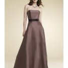 A-Line/Princess Strapless Floor-Length Satin Bridesmaid dress for brides new Style(BMD0014)