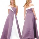 A-Line/Princess Asymmetric Floor Length Satin Bridesmaid Dresses for brides new style(BMD0131)