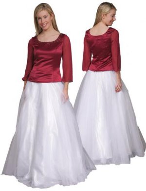 A-Line/Princess Scoop Floor Length Organza Bridesmaid dress for brides new Style(BMD0103)