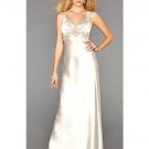 Column/Sheath V-neck Tea-length Satin Bridesmaid Dresses for brides new style(BMD0141)