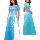 A-Line/Princess Square Floor Length Satin Bridesmaid dress for brides new Style(BMD0093)