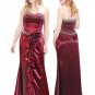 Column/Sheath Strapless Floor Length Train Satin Bridesmaid dress for brides new Style(BMD0128)