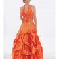 A-Line/Princess halter top Floor Length Satin Bridesmaid dress for brides new Style(BMD0230)