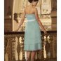 A-Line/Princess Strapless Tea-Length Satin Bridesmaid dress for brides new Style(BMD0301)