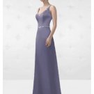 A-Line/Princess V-neck Floor Length Satin Bridesmaid Dresses for brides new style(BD0140)