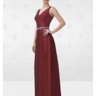 A-Line/Princess V-neck Floor Length Satin Bridesmaid Dresses for brides new style(BD0138)