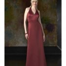 A-Line/Princess V-neck Floor-Length Satin Bridesmaid dress for brides new Style(BD0050)