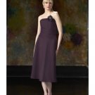 A-Line/Princess Strapless Tea-length Chiffon Bridesmaid dress for brides new Style(BD0046)
