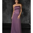 A-Line/Princess Strapless Floor-Length Satin Bridesmaid dress for brides new Style(BD0043)