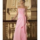 A-Line/Princess Strapless Floor-Length Satin Bridesmaid dress for brides new Style(BD0003)