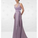 A-Line/Princess Halter Top Floor Length Chiffon Bridesmaid Dresses for brides new Style(BD0146)