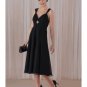 A-Line/Princess V-neck Tea-length Satin Bridesmaid dress for brides new Style(BMD0075)