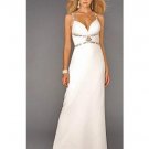 Empire Spaghetti straps V-neck Floor-length train Chiffon Bridesmaid Dresses for brides(BMD0142)