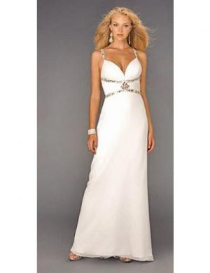 Empire Spaghetti straps V-neck Floor-length train Chiffon Bridesmaid Dresses for brides(BMD0142)
