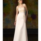 A-Line/Princess Strapless Floor-Length Satin Bridesmaid dress for brides new Style(BD0057)