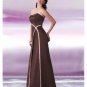A-Line/Princess Strapless Floor length Satin Bridesmaid Dresses for brides new style(BD0125)
