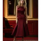 A-Line/Princess Scoop Knee-length Satin Bridesmaid Dresses for brides new style(BD0081)