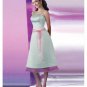 A-Line/Princess Spagetti Straps Knee-length Satin Bridesmaid Dresses for brides new style(BD0126)