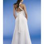 Empire Halter Top Chapel train Chiffon wedding dress for brides new Style(WED0070)