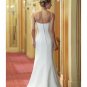 Column Spagetti Straps Sweep train Chiffon wedding dress for brides new Style(WED0072)