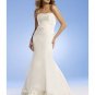 Mermaid Strapless Chapel Train Satin wedding dress for brides new Style(WED0053)