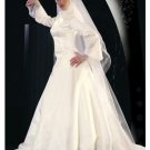 New sexy Prom/Ball/Evening Islamic Wedding Dress(MSL019) Custom Size  voile&satin