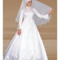 New sexy Prom/Ball/Evening Islamic Wedding Dress(MSL004) Custom Size  voile&satin