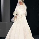 New sexy Prom/Ball/Evening Islamic Wedding Dress(MSL014) Custom Size  voile&satin