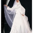 New sexy Prom/Ball/Evening Islamic Wedding Dress(MSL011) Custom Size  voile&satin