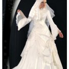 New sexy Prom/Ball/Evening Islamic Wedding Dress(MSL009) Custom Size  voile&satin