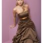A-Line Strapless Floor Length Satin Prom Dress(PDS0044)