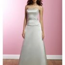 A-Line Strapless Tea-length Satin Prom Dress(PDS0073) for Women's Clothing