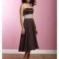 A-Line Strapless Knee-length Satin Prom Dress(PDS0075) for Women's Clothing