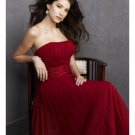 A-Line Strapless Knee-length Satin Prom Dress(PDS0054) for Women's Clothing