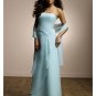 Column/Sheath Strapless Tea-length Chiffion Prom Dress(PDS0084) for Women's Clothing