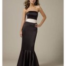 Mermaid Strapless Brush Train Satin Prom Dress(PDS0090) for Women's Clothing
