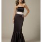Mermaid Strapless Brush Train Satin Prom Dress(PDS0090) for Women's Clothing