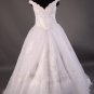 A-Line/Princess v-neck Strapless Chapel Train Chiffon wedding dress (LF0049)