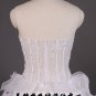 A-Line/Princess Strapless Chapel Train Satin wedding dress LF0069)
