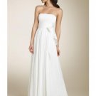A-line/Princess Strapless Floor Length Chiffon wedding dress for brides new style(WDA0665)